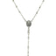 Elegant Sterling Silver Rosary Necklace with Fine Beads