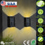 2Pcs Solar Deck Lights - Waterproof Outdoor Lighting