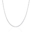 10k White Gold Solid Diamond Cut Rope Chain 1.4mm