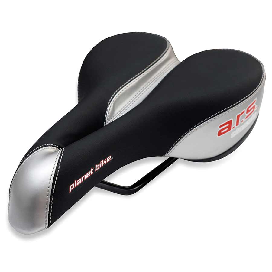 Sillín Clásico A.R.S. para Hombre de Planet Bike - Negro/Plata