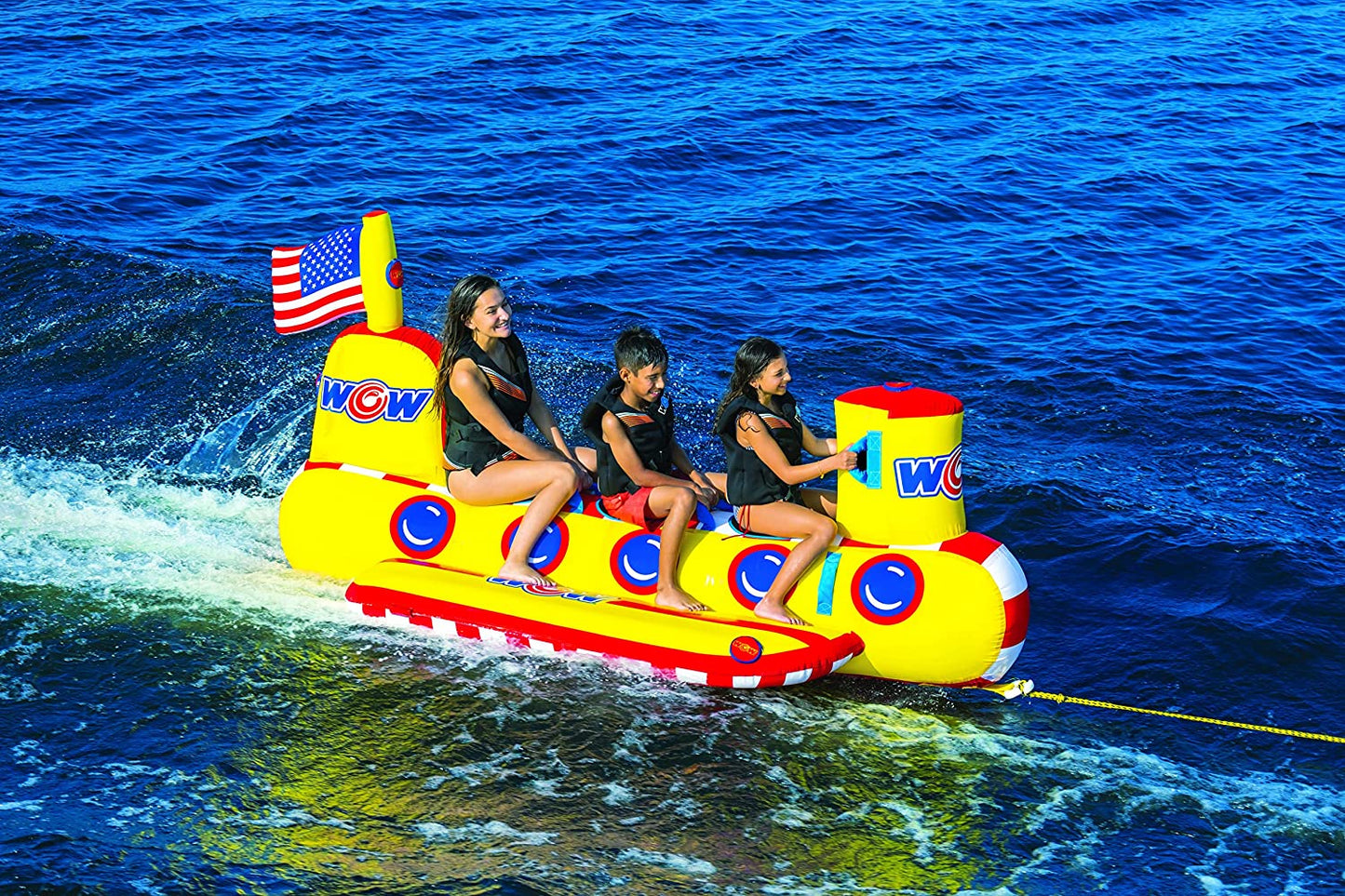 Balsa de remolque WOW Sports Submarine para 3 personas