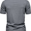 T-shirt Henley pour hommes grande taille avec détail de bouton