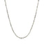 Collier en chaîne scintillante en argent sterling plaqué rhodium