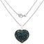 1.25 Carat Genuine Blue Diamond Pendant in Sterling Silver