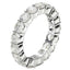 Round Cut Lab Grown Diamond Eternity Ring in 14k White Gold