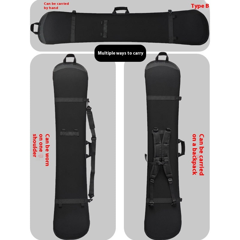 Premium Double Shoulder Velcro Ski Board Bag