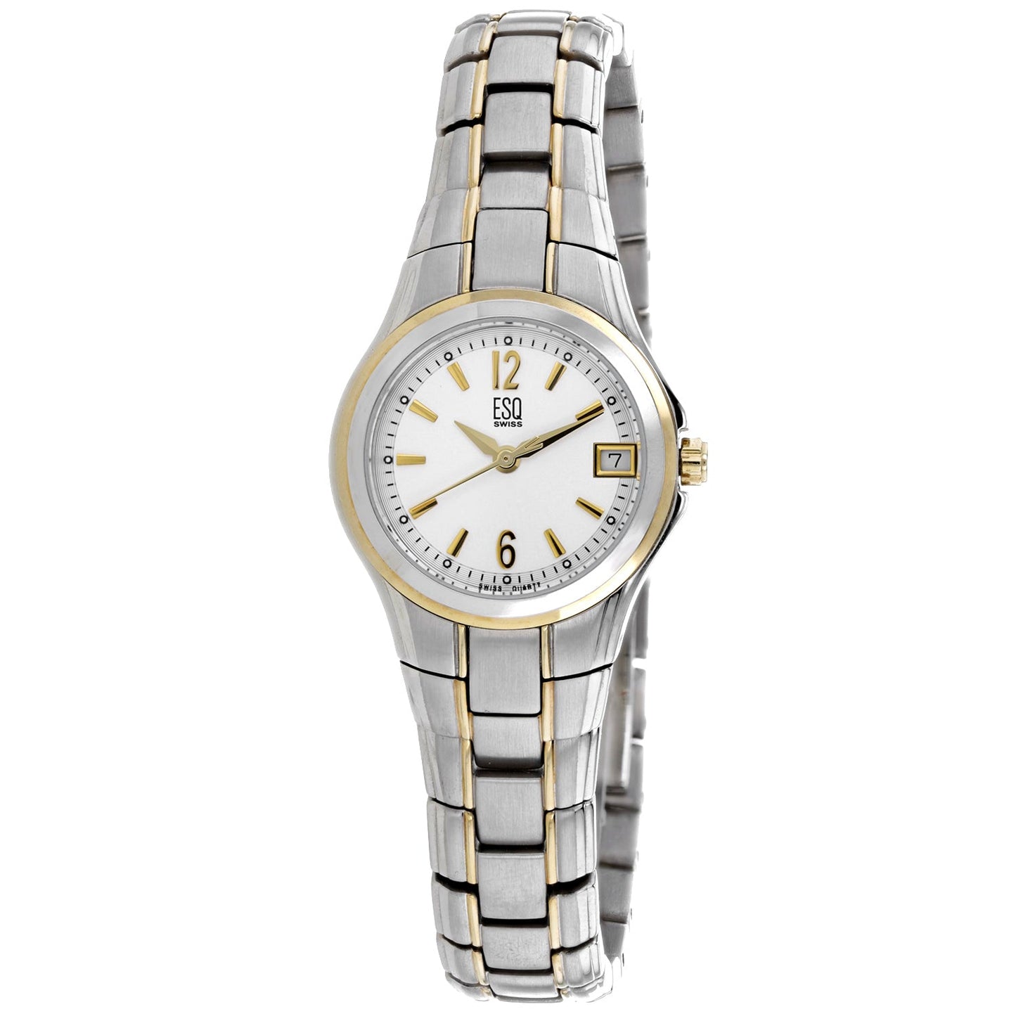 ESQ Men's Silver Dial Two Tone Stainless Steel Watch