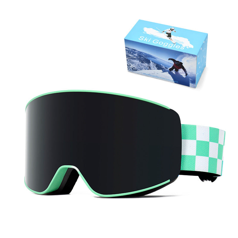 Premium Spherical Ski Goggles with Anti-Fog Technology