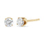 Boucles d'oreilles en diamant taillé rond de 1/2 cttw en or jaune 14K