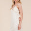 Elegant Lace Detail Adjustable Strap Mini Cami Dress
