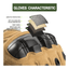 Tactical Military Airsoft Gloves for Outdoor Sports, Paintball, and Motorcycling with Touchscreen Fingertip Capability - Korvel