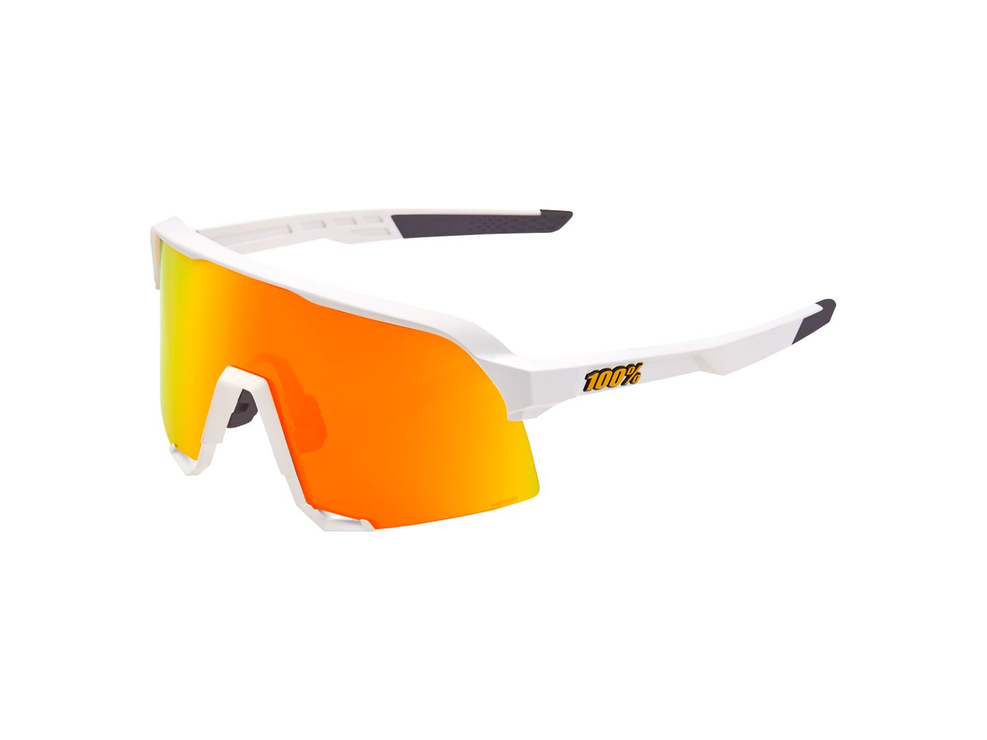 100% S3 Hiper Lens Eyewear - White/Red