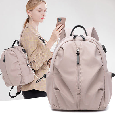 Korean-Style Multi-Purpose Travel Backpack for Women