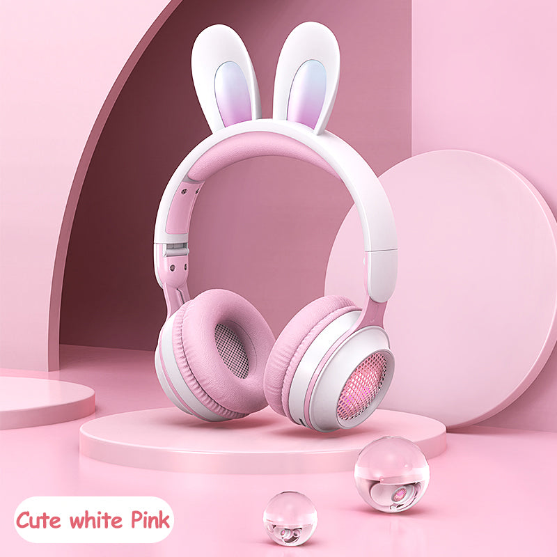 Casque sans fil Rabbit Ear avec design lumineux