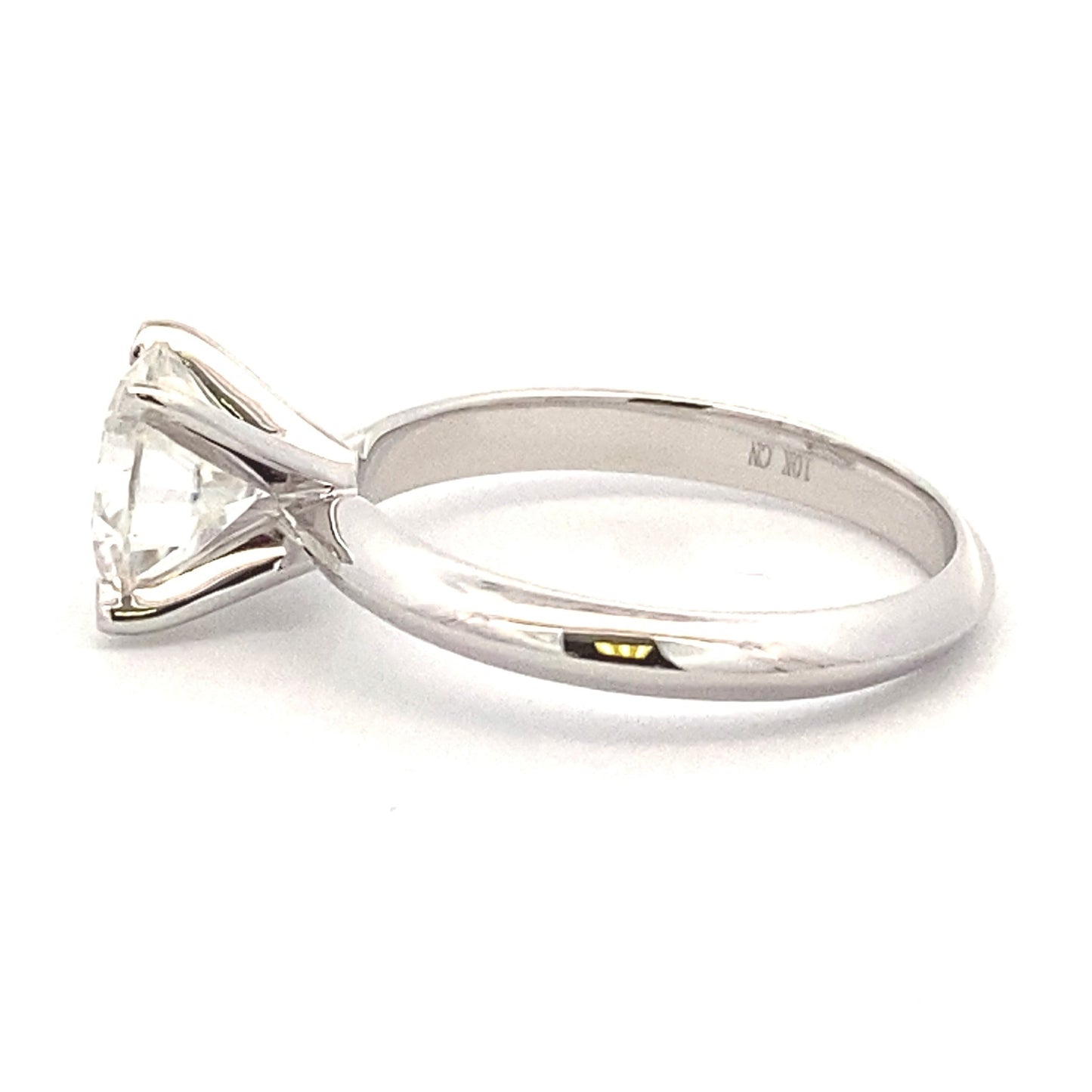 Bague de fiançailles en moissanite naturel de 1,75 ct en argent sterling