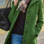 Elegant Women's Medium Length Woolen Overcoat