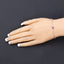 Pulsera de Plata Esterlina .925 con Granate Genuino de 2.25 Quilates