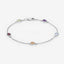 Bracelet en argent sterling .925 de 1,83 carat avec pierres multi-stones