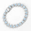 10.50 Carat Genuine Blue Topaz Sterling Silver Bracelet