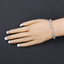 Pulsera de Plata Esterlina con Aguamarina Genuina de 10.06 Quilates