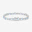 Pulsera de Plata Esterlina con Aguamarina Genuina de 10.06 Quilates