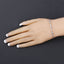 0.74 Carat Genuine Aquamarine & White Sapphire Bracelet