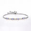 1.81 Carat Genuine Tanzanite & White Topaz Sterling Silver Bracelet