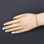 1.81 Carat Genuine Tanzanite & White Topaz Sterling Silver Bracelet