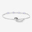 1.81 Carat Genuine Tanzanite & White Topaz Sterling Silver Bracelet