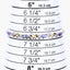 1.79 Carat Genuine Tanzanite & White Topaz Sterling Silver Bracelet