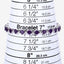 Bracelet en améthyste véritable de 10,01 carats et diamants blancs