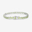 Pulsera de Plata Esterlina .925 con Peridoto Genuino de 13.64 Quilates