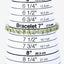 Pulsera de Plata Esterlina .925 con Peridoto Genuino de 13.64 Quilates