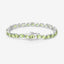 21.37 Carat Genuine Peridot .925 Sterling Silver Bracelet
