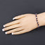 9.56 Carat Genuine Amethyst & White Diamond Sterling Silver Bracelet