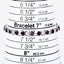 Bracelet en grenat véritable et diamants blancs de 11,10 carats