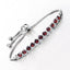 Pulsera de Plata Esterlina .925 con Granate de 3.30 Quilates