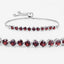 Pulsera de Plata Esterlina .925 con Granate de 3.30 Quilates