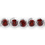 Pulsera de Plata Esterlina .925 con Granate de 3.30 Quilates