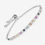 Pulsera de Zafiros Múltiples de 0.88 Quilates en Plata Esterlina .925