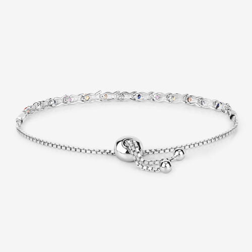 Pulsera de Zafiros Múltiples de 0.88 Quilates en Plata Esterlina .925