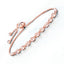 Pulsera de plata esterlina de morganita genuina de 1.35 quilates