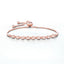 Pulsera de plata esterlina de morganita genuina de 1.35 quilates