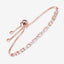 Bracelet en argent sterling avec morganite et diamants de 1,38 carat
