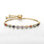 1.83 Carat Genuine Multi Sapphire .925 Sterling Silver Bracelet