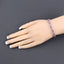 Bracelet en rubis et diamants blancs de 1,65 carat en argent sterling
