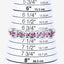 Bracelet en rubis et diamants blancs de 1,65 carat en argent sterling