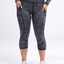 JupiterGear Mid-Rise Capri Fitness Leggings with Pockets