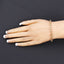 Bracelet en argent sterling de 12,80 carats en citrine véritable