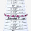 Bracelet en rubis véritable de 8,00 carats en or blanc 10K